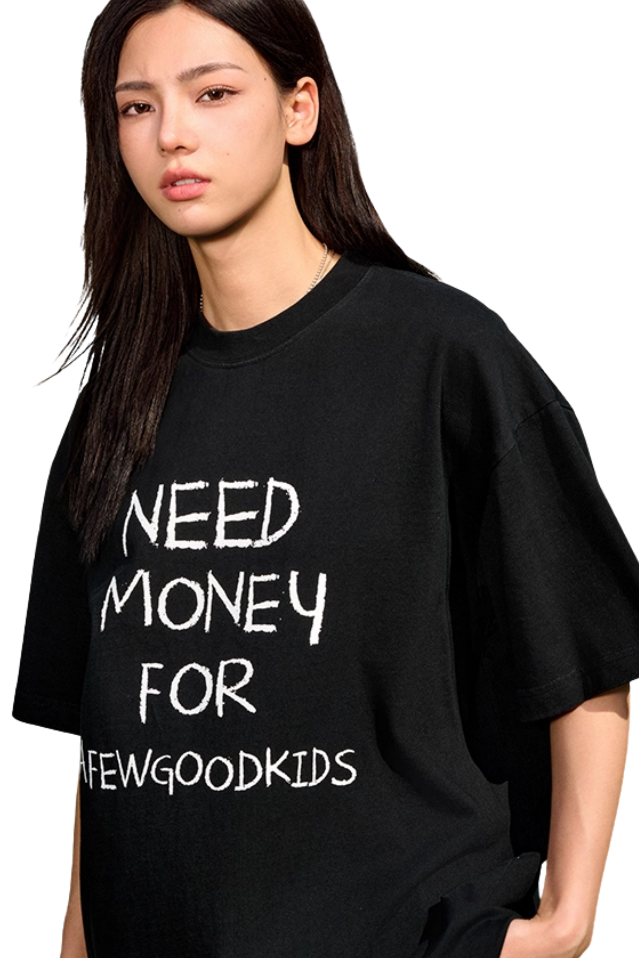 AFGK Need Money Handwritten Font Tee