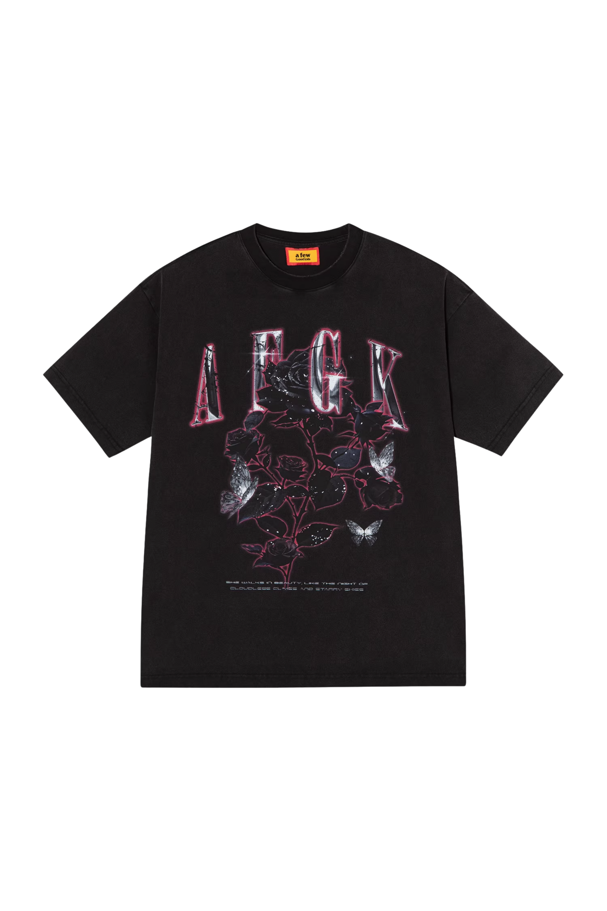 AFGK Metallic Rose Washed Tee