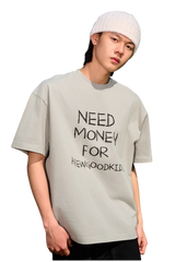 AFGK Need Money Handwritten Font Tee