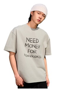 AFGK Need Money Handwritten Font Tee