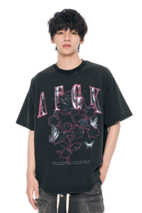 AFGK Metallic Rose Washed Tee