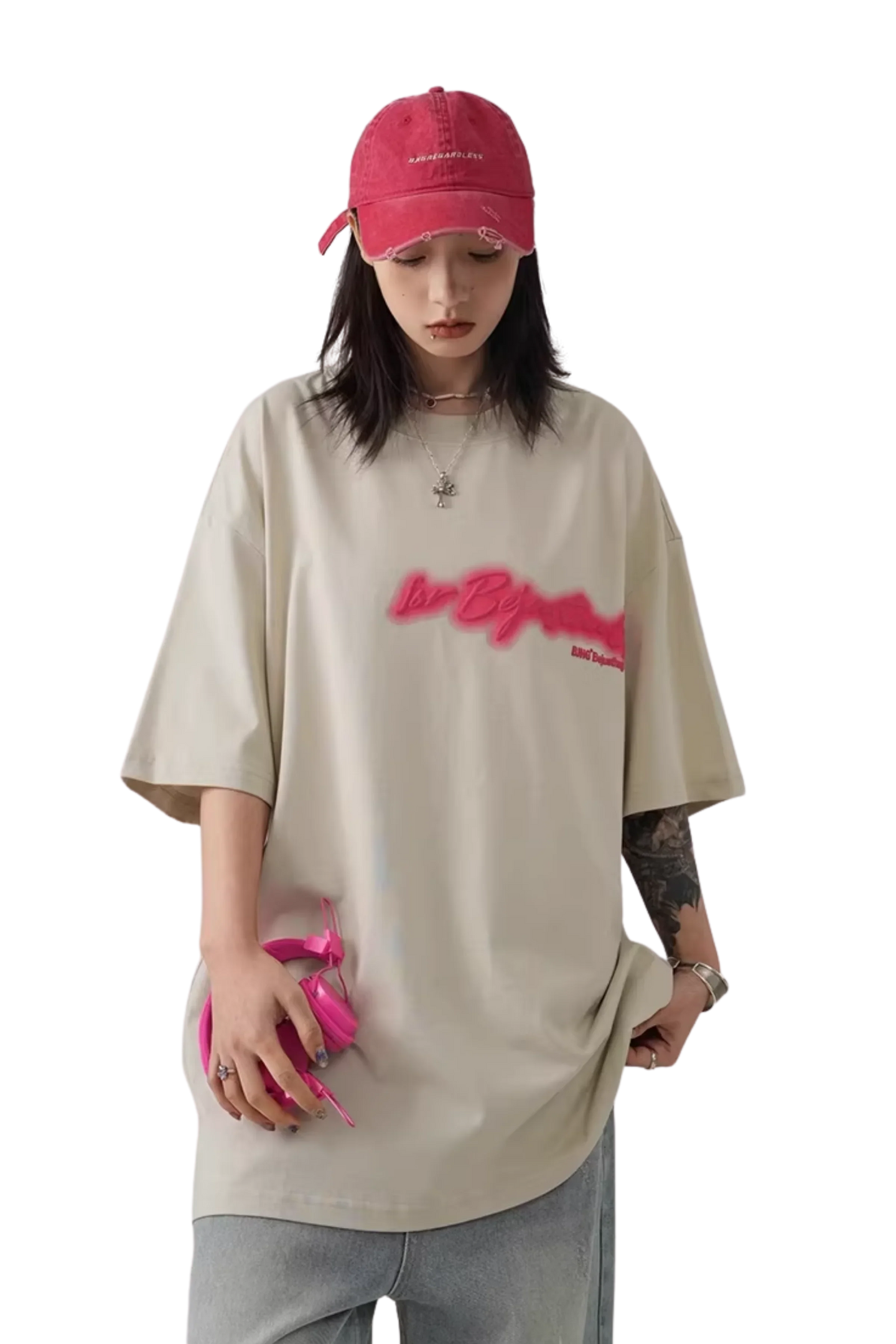 BJHG Pink Print Tee