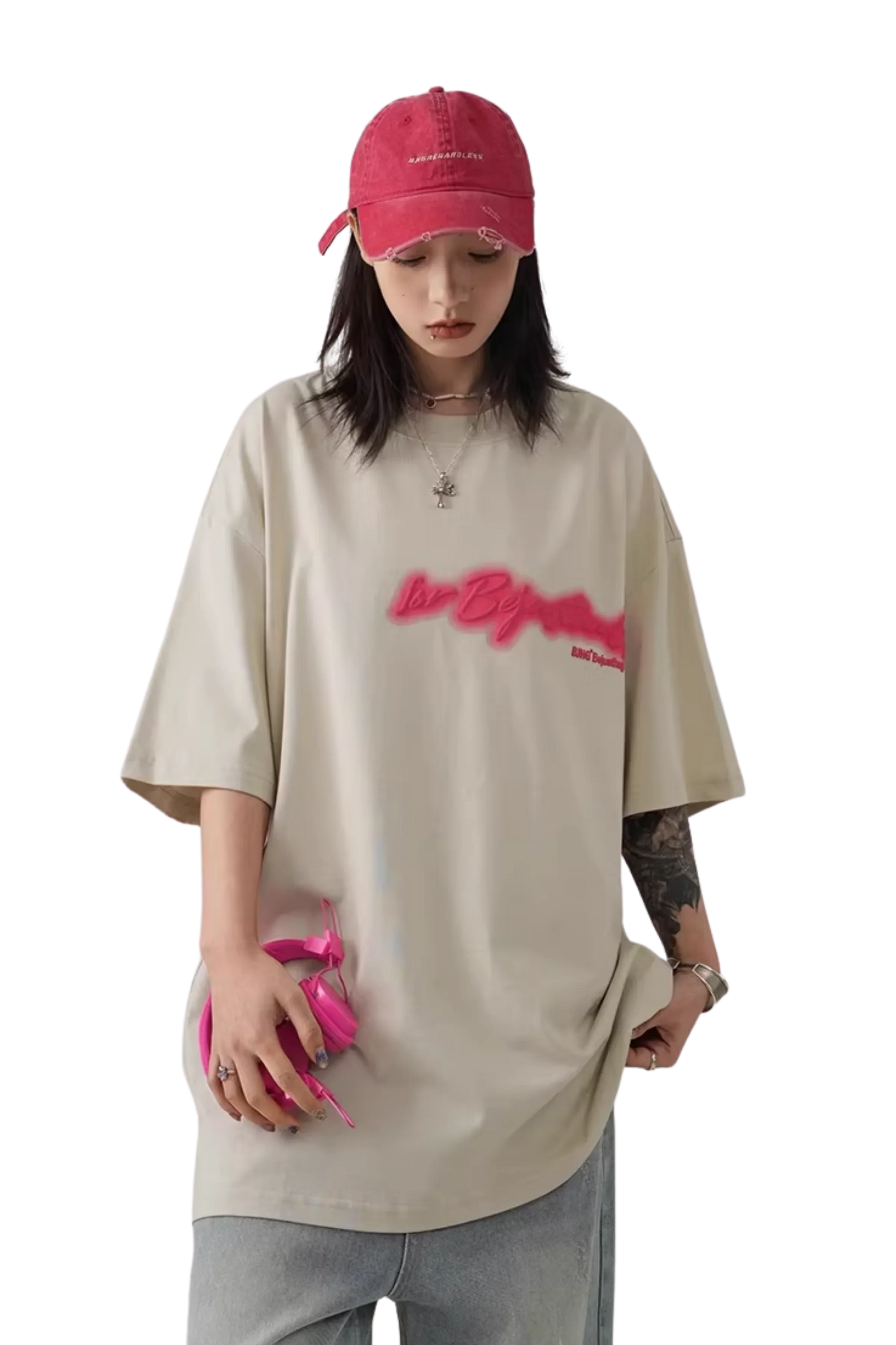 BJHG Pink Print Tee