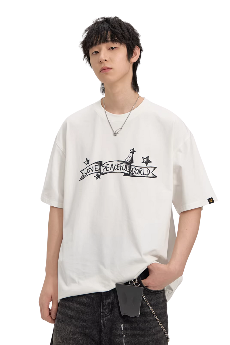 Dangerous People Love Peace Tee