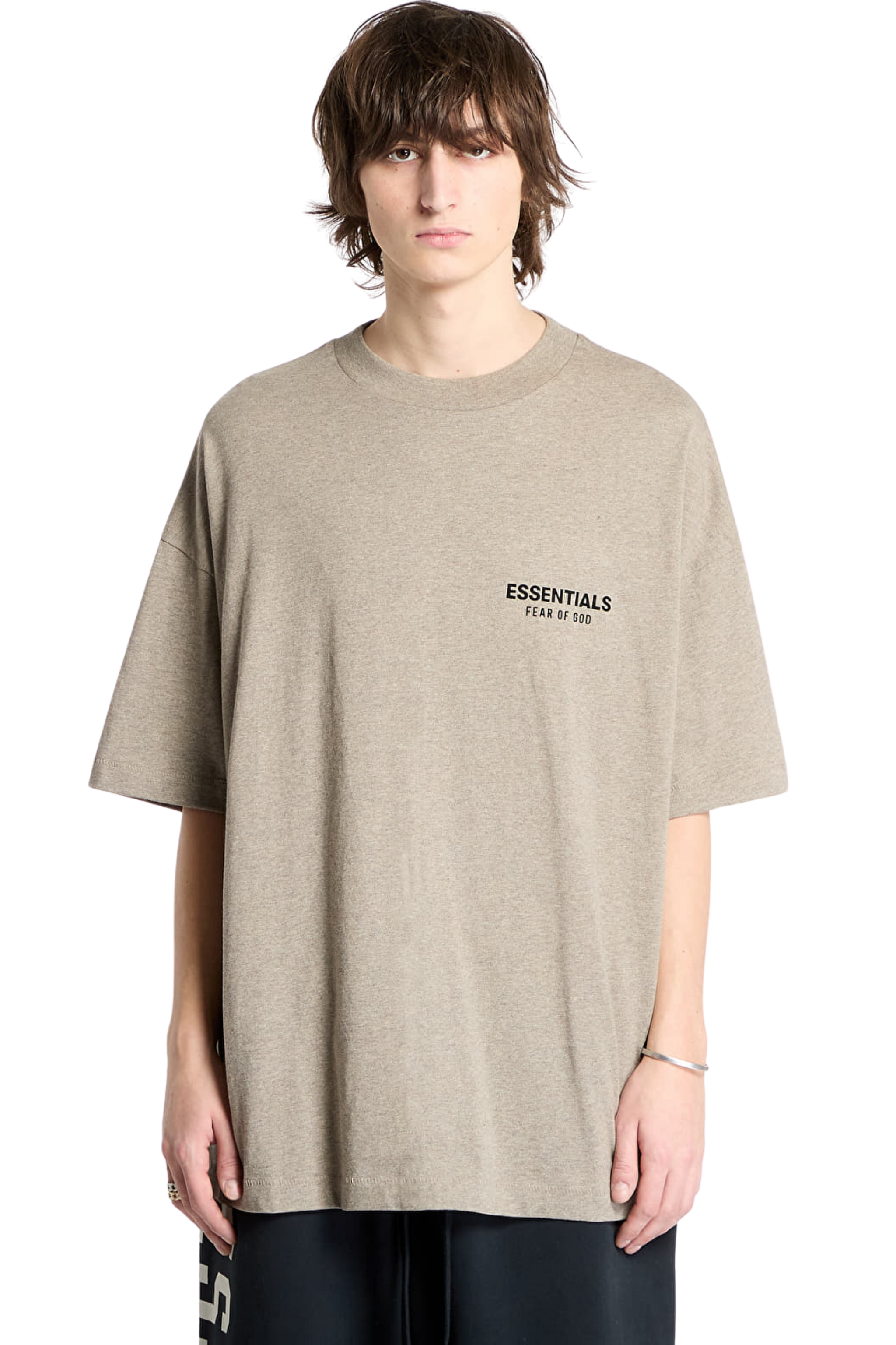 SS25 FOG Essentials Jersey Crewneck Tee HEATHER GREY