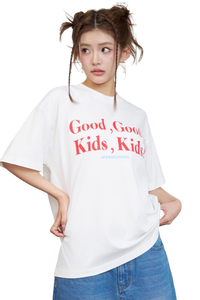 AFGK Good Kids Slogan MaSiWei Design Tee