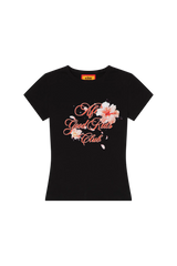 AFGK Colourful Rhinestone Floral Tee