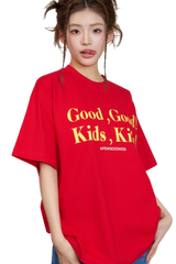 AFGK Good Kids Slogan MaSiWei Design Tee