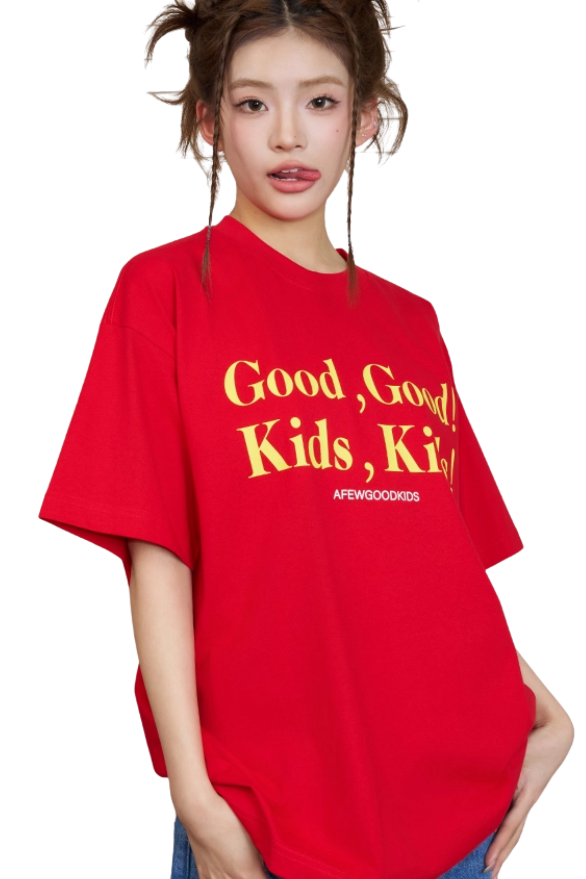 AFGK Good Kids Slogan MaSiWei Design Tee