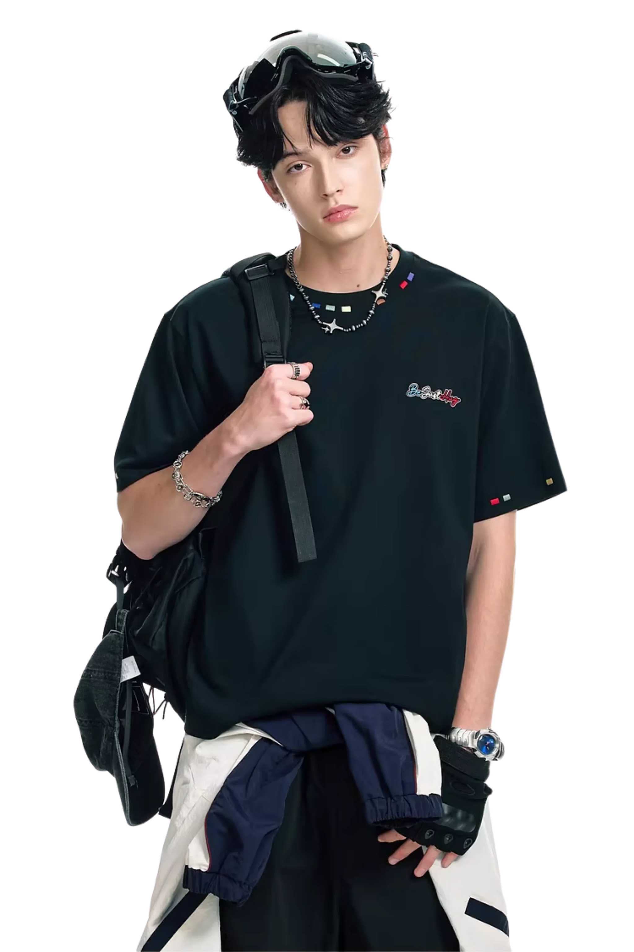 BJHG Embroidery Stitch Tee