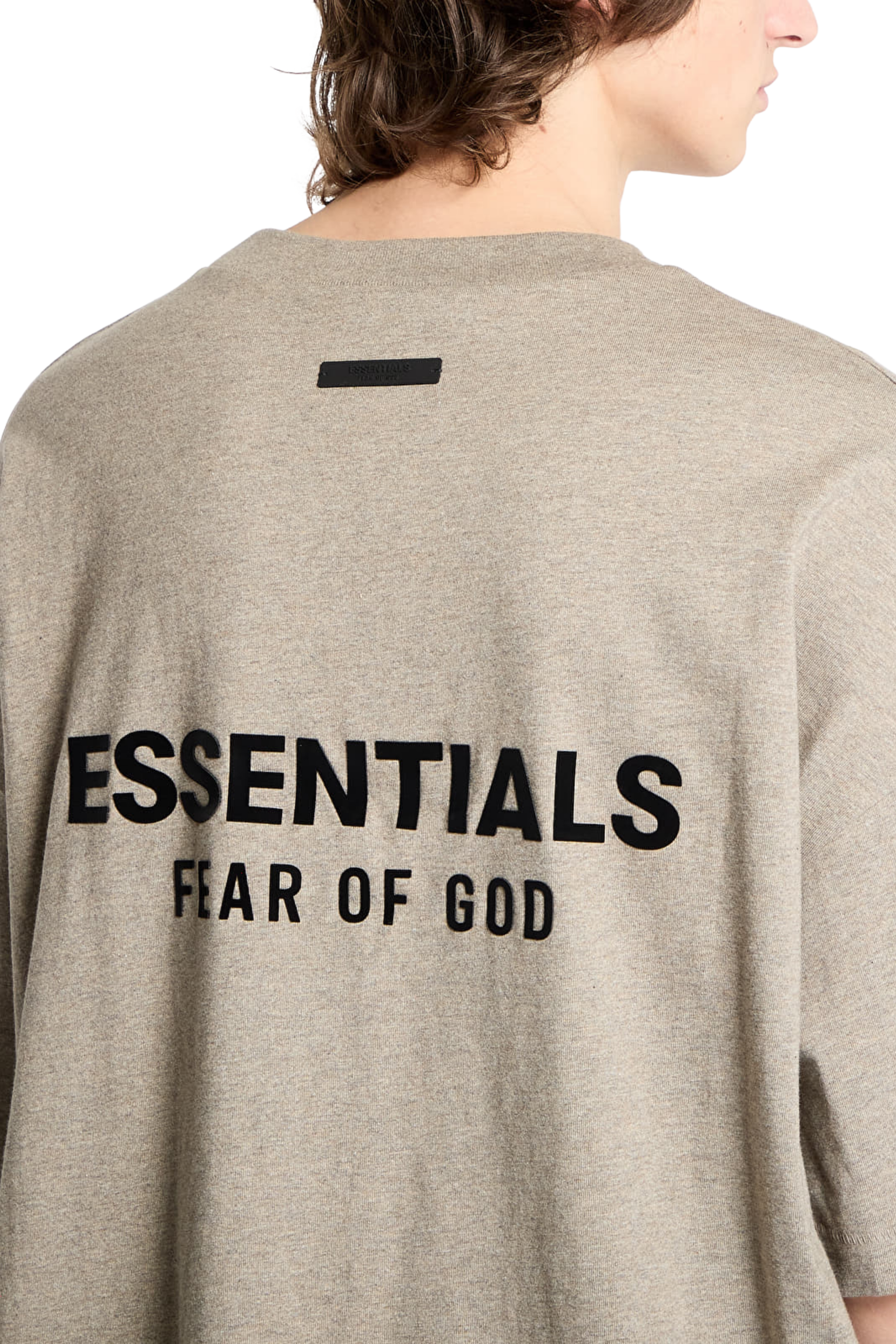 SS25 FOG Essentials Jersey Crewneck Tee HEATHER GREY