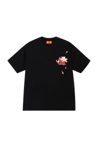 AFGK Colourful Rhinestone Floral Tee