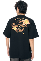 AFGK Colourful Rhinestone Floral Tee