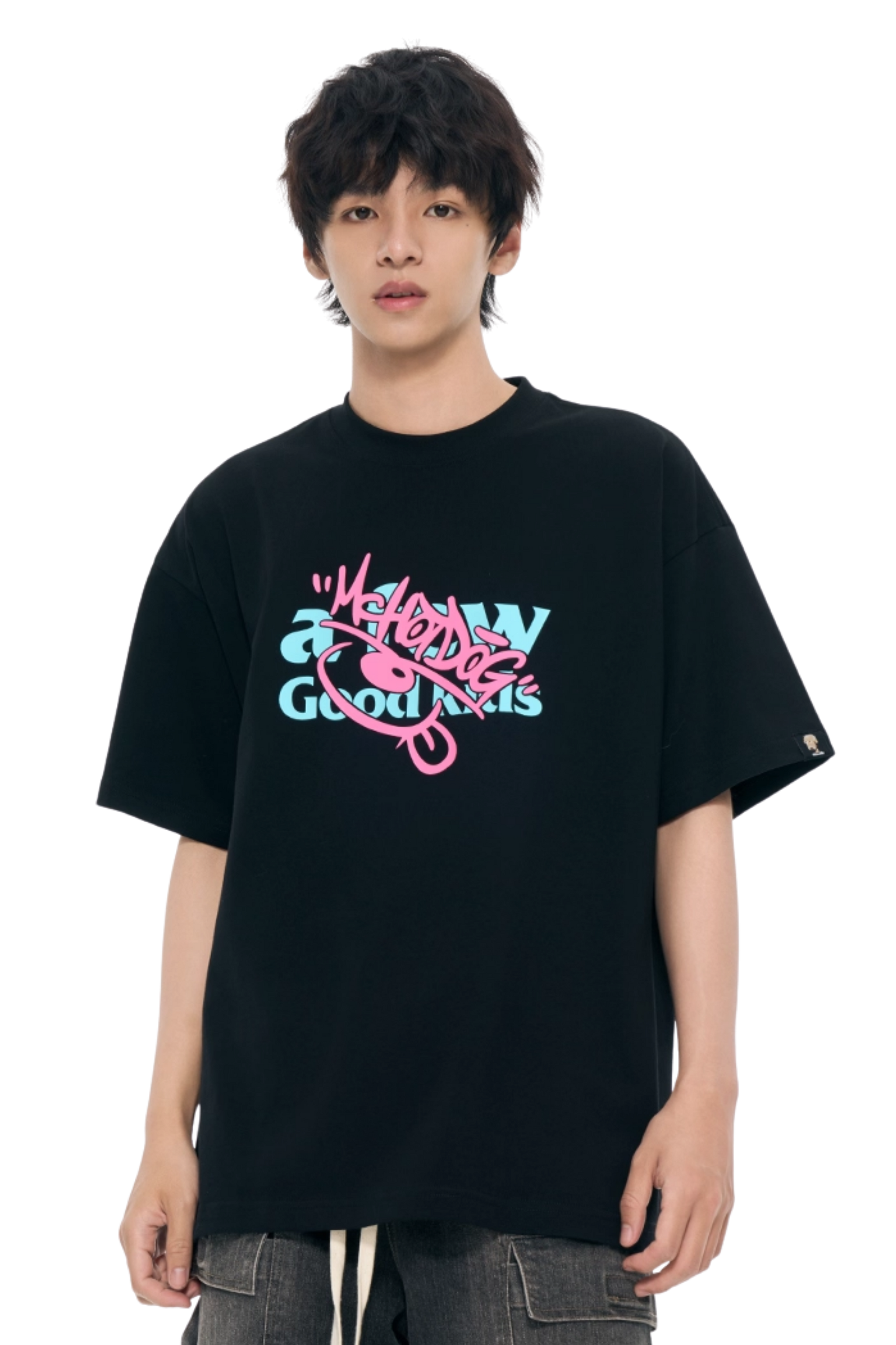 AFGK x MC Hotdog Spray Paint Graffiti Tee