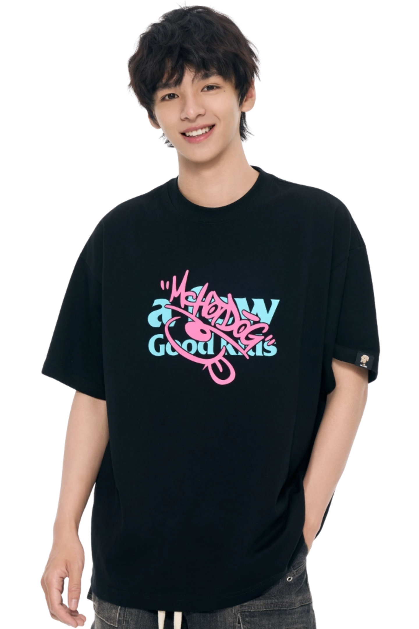 AFGK x MC Hotdog Spray Paint Graffiti Tee