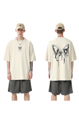 BJHG 3M Reflective Butterfly Embroidery Tee
