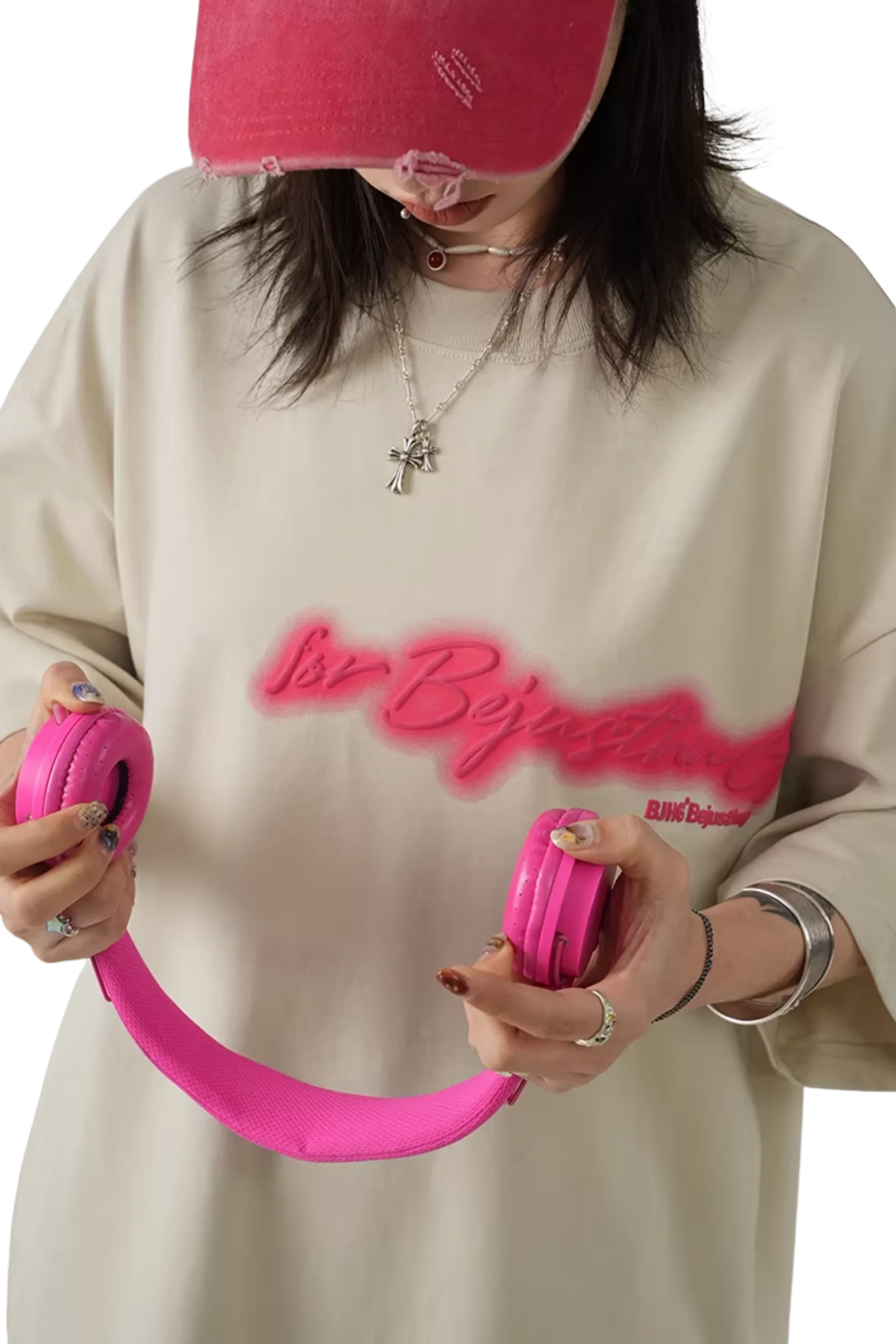 BJHG Pink Print Tee