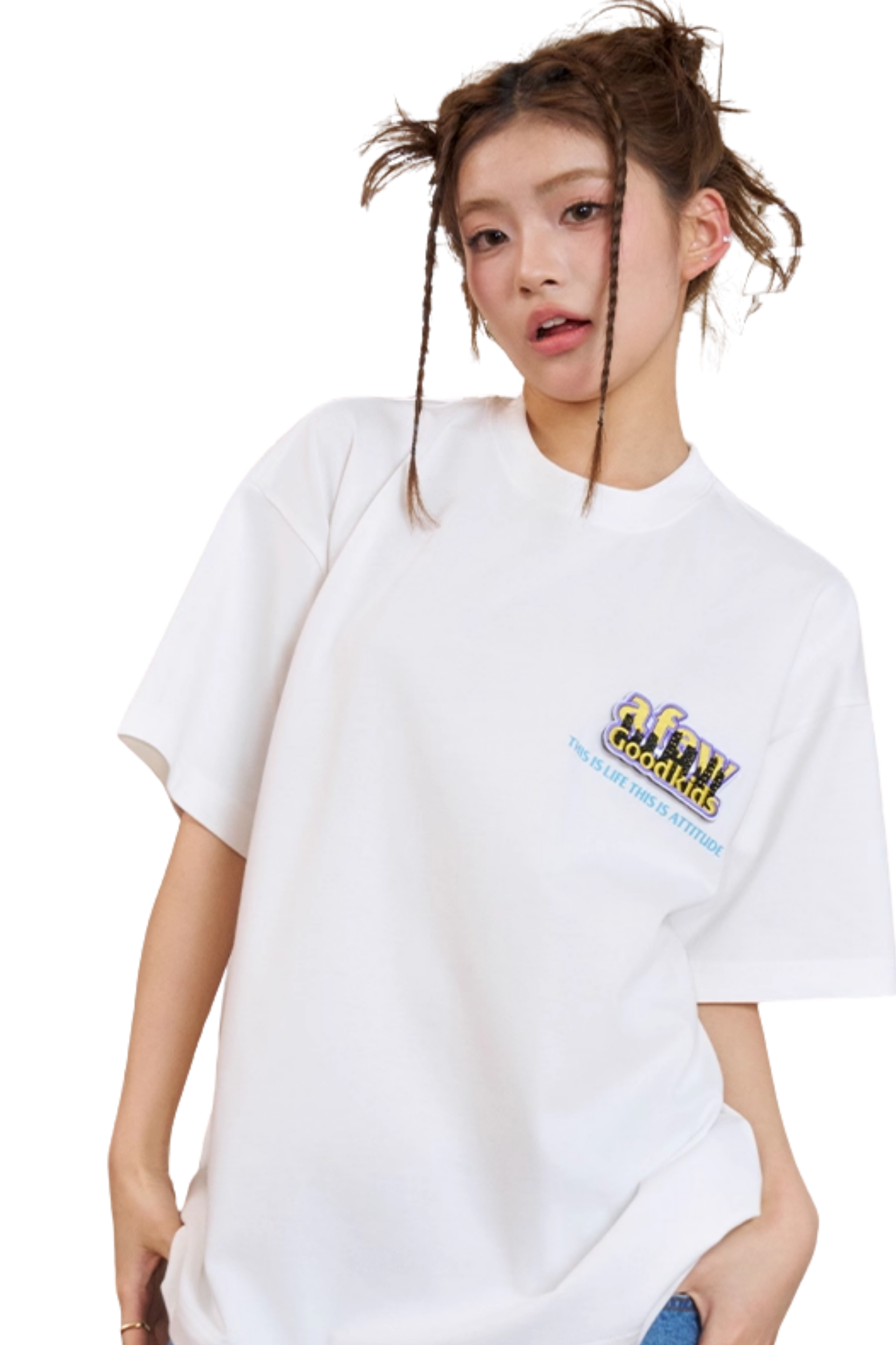 AFGK Urban Removable Velcro Logo Tee