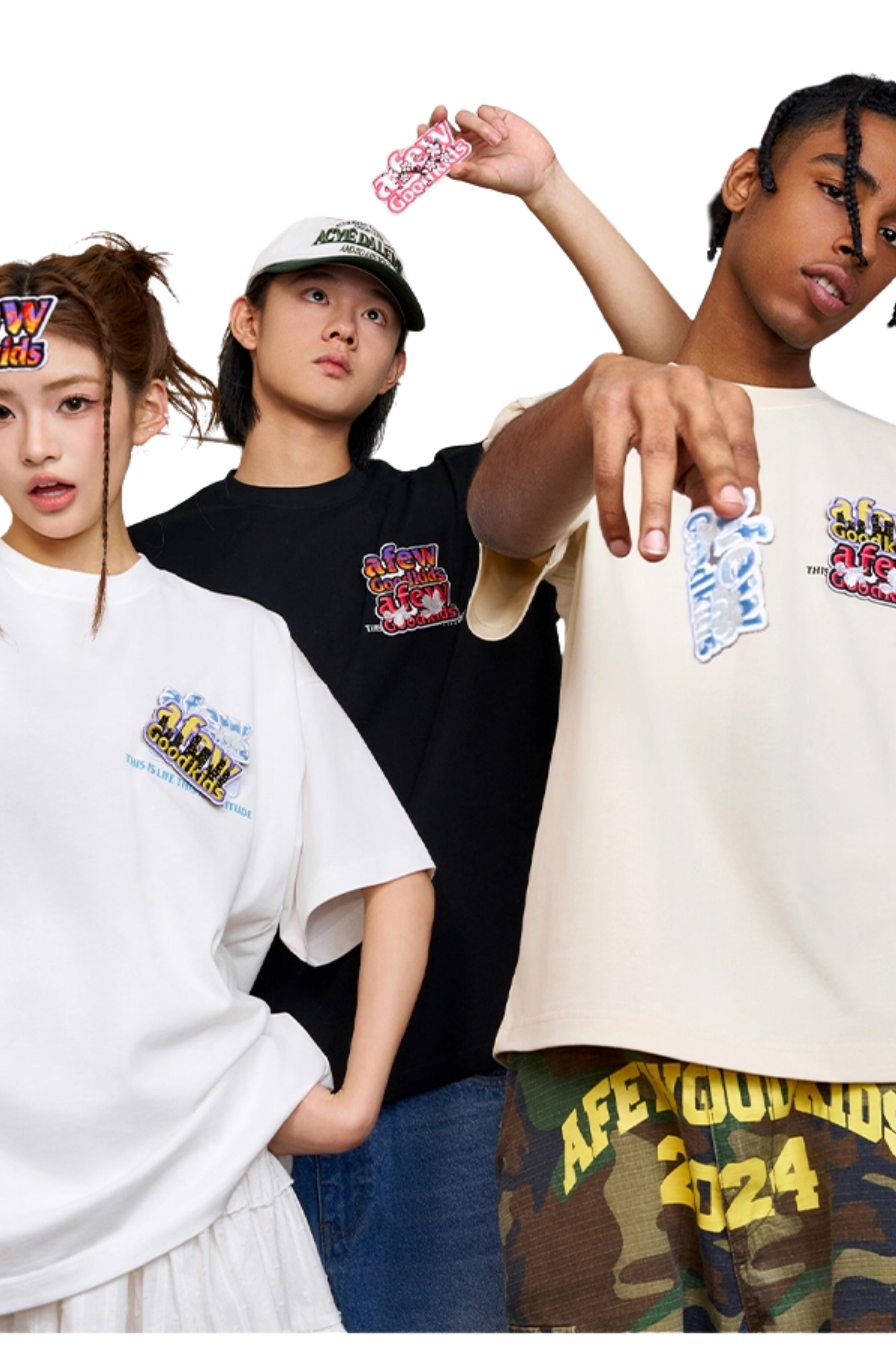 AFGK Urban Removable Velcro Logo Tee