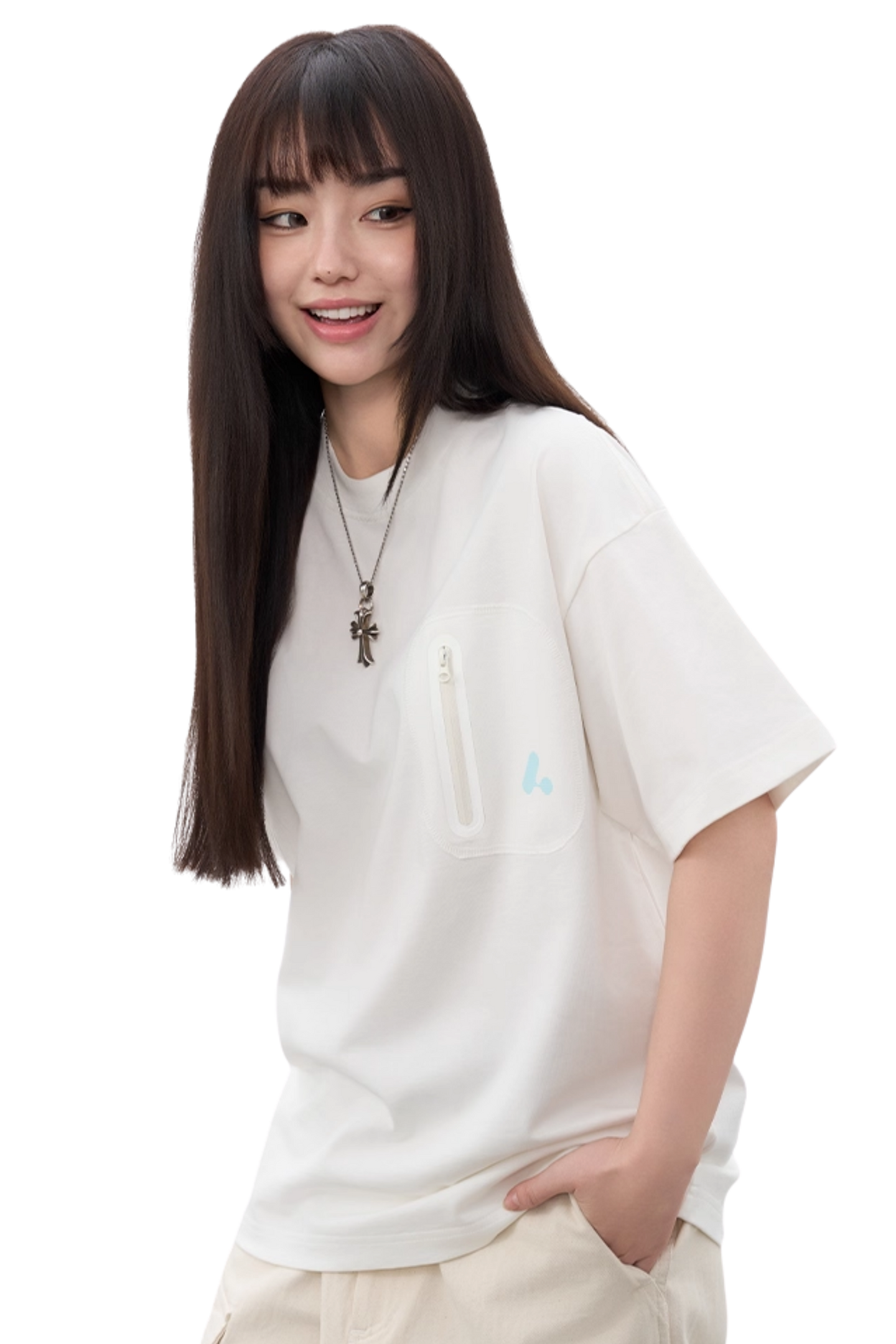 AFGK SS25 Zipper Pocket Tee