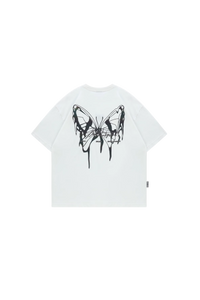 BJHG 3M Reflective Butterfly Embroidery Tee