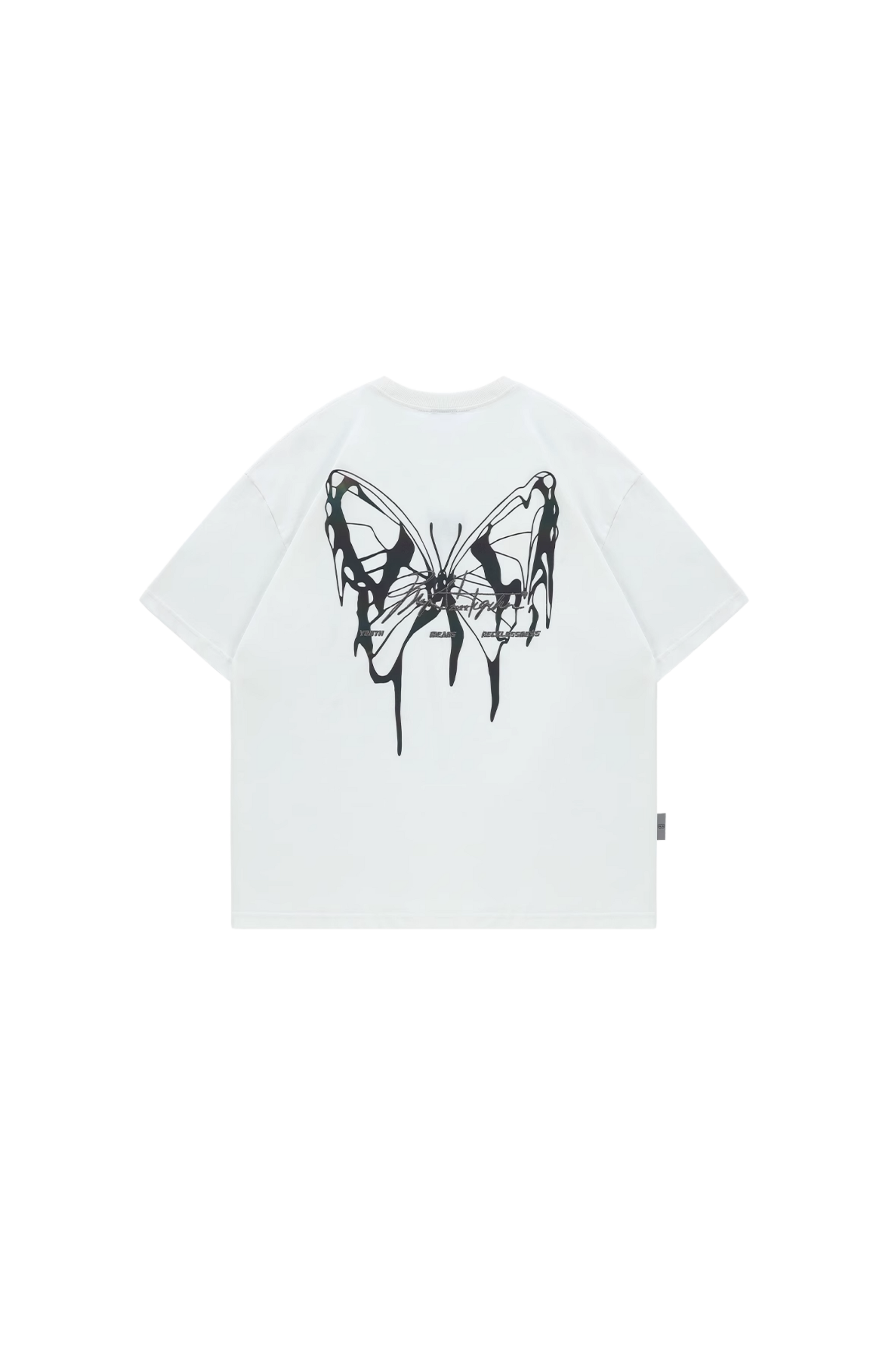 BJHG 3M Reflective Butterfly Embroidery Tee