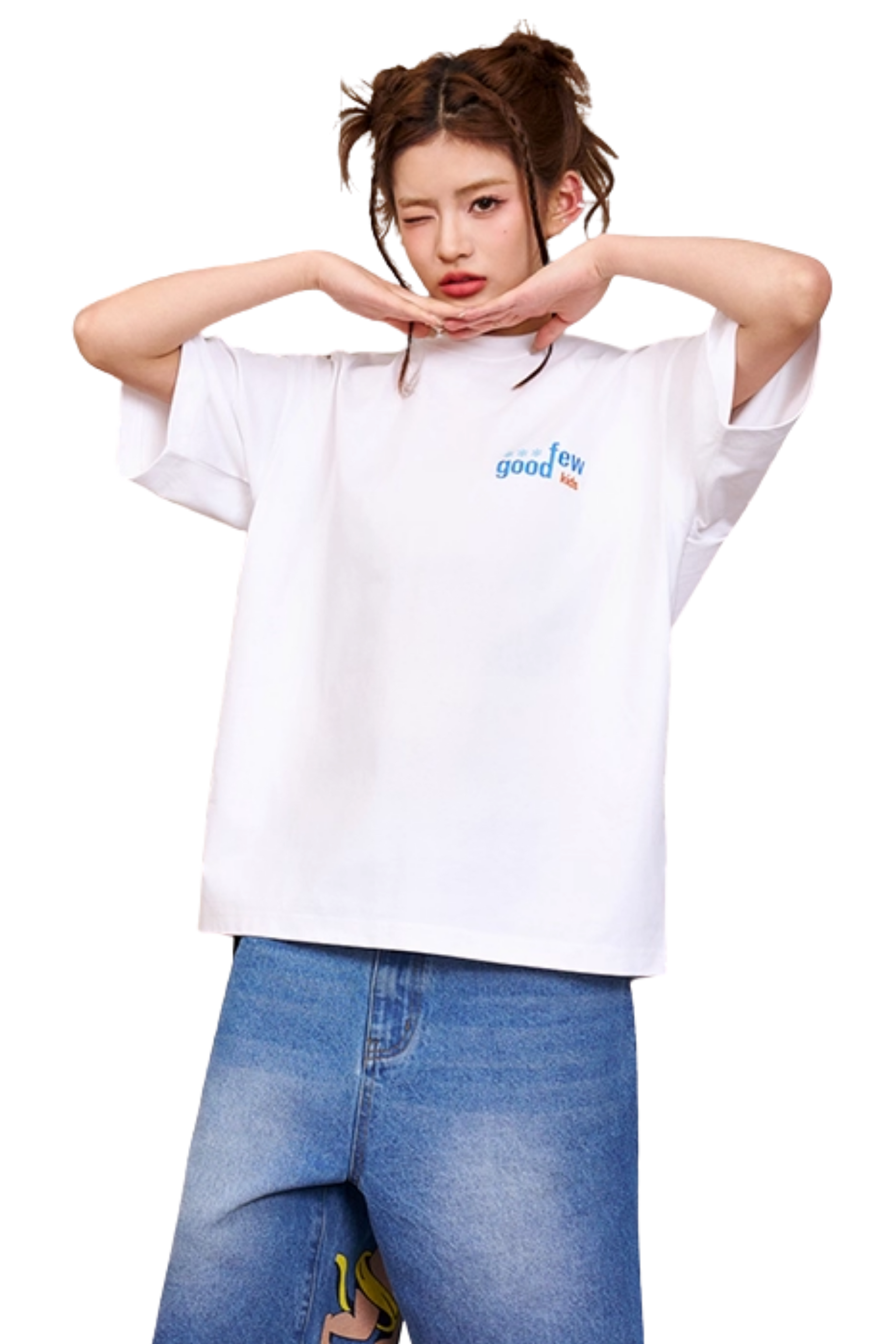 AFGK Sorona Material Basic Snowflake Tee