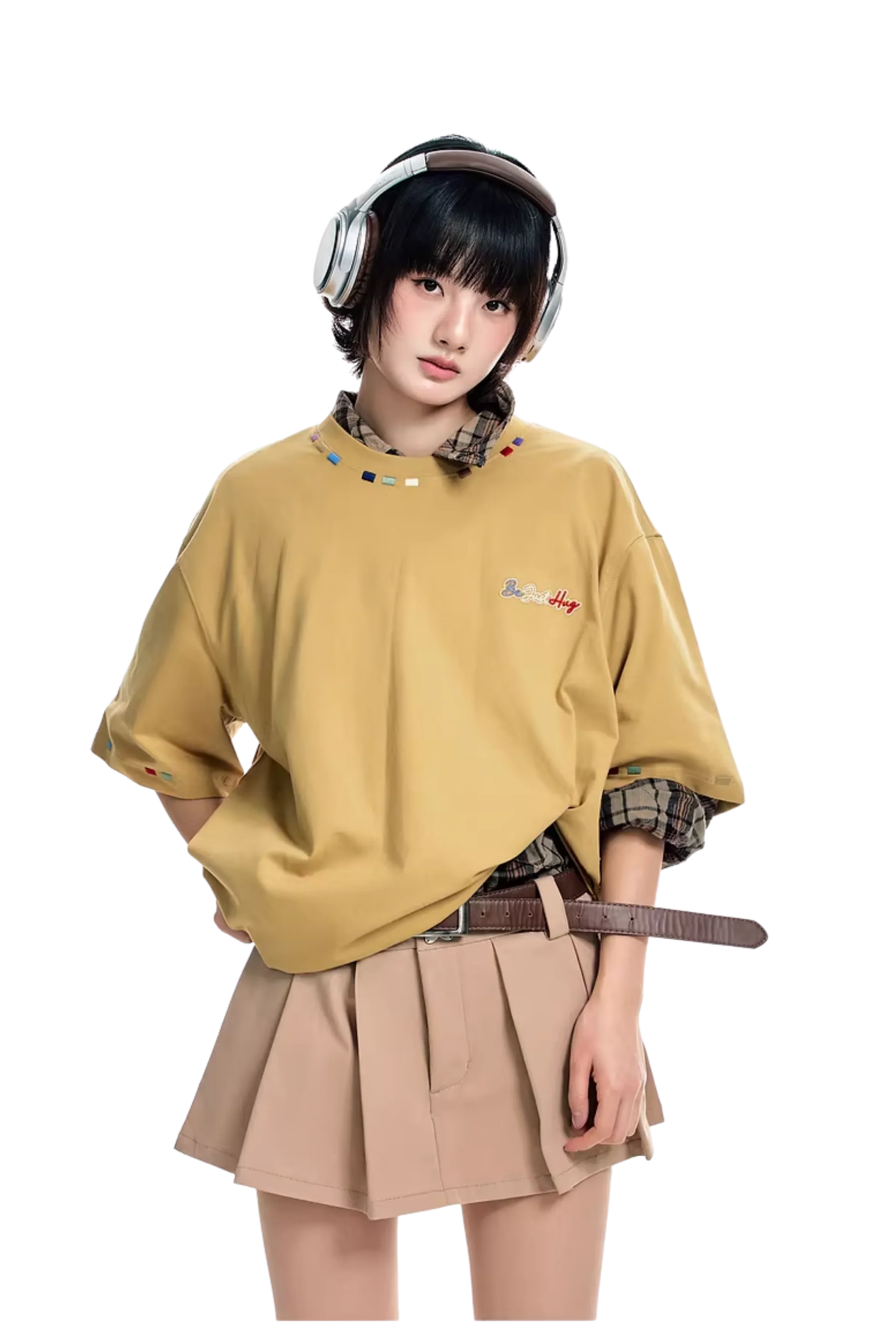BJHG Embroidery Stitch Tee