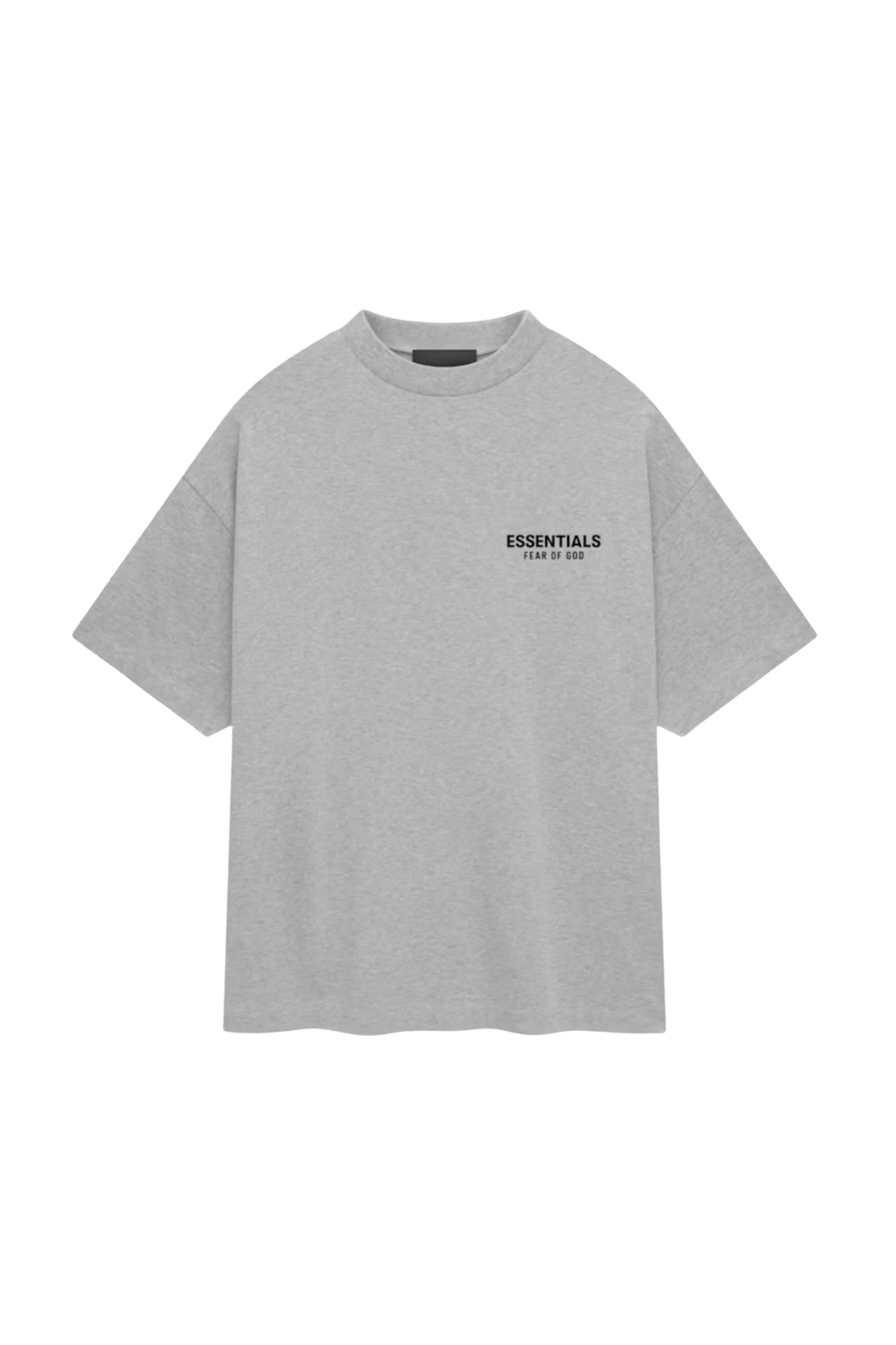 SS25 FOG Essentials Jersey Crewneck Tee LIGHT HEATHER GREY