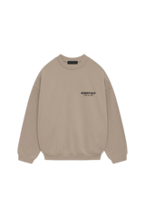 Fear Of God Essentials FW24 Fleece Crewneck Sweater DESERT SAND [192HO246267F]