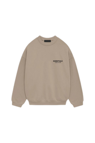Fear Of God Essentials FW24 Fleece Crewneck Sweater DESERT SAND [192HO246267F]
