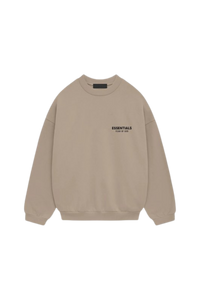 Fear Of God Essentials FW24 Fleece Crewneck Sweater DESERT SAND [192HO246267F]
