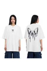 BJHG 3M Reflective Butterfly Embroidery Tee