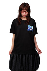 MEDM Beach Surf Towel Embroidery Loose Cotton Unisex Summer Tee