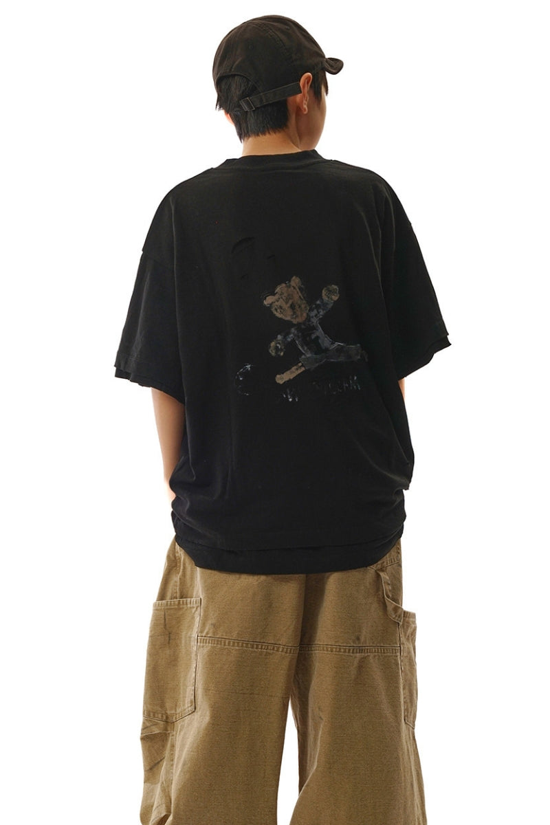 MASONPRINCE Soccer Bear Graphic T-Shirt
