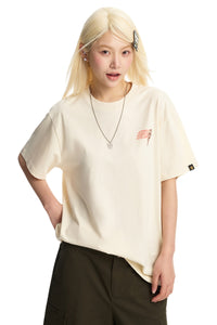 Dangerouspeople DSP Speed‑Theme Slogan Cotton Loose Couple Tee