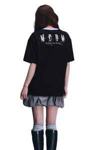 MEDM x Iria's Mailbox Starry Sky Glitter Print Cute Tee