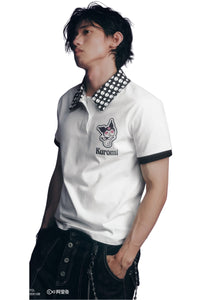 MEDM x Sanrio Kuromi Contrast Trim Polo Tee