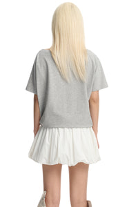 DangerousPeople｜Whimsical Garden Music‑Note One‑Shoulder Women’s T‑Shirt