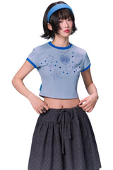 BJHG × The Powerpuff Girls Women Dopamine‑Style Graphic Print Short‑Sleeve Tee
