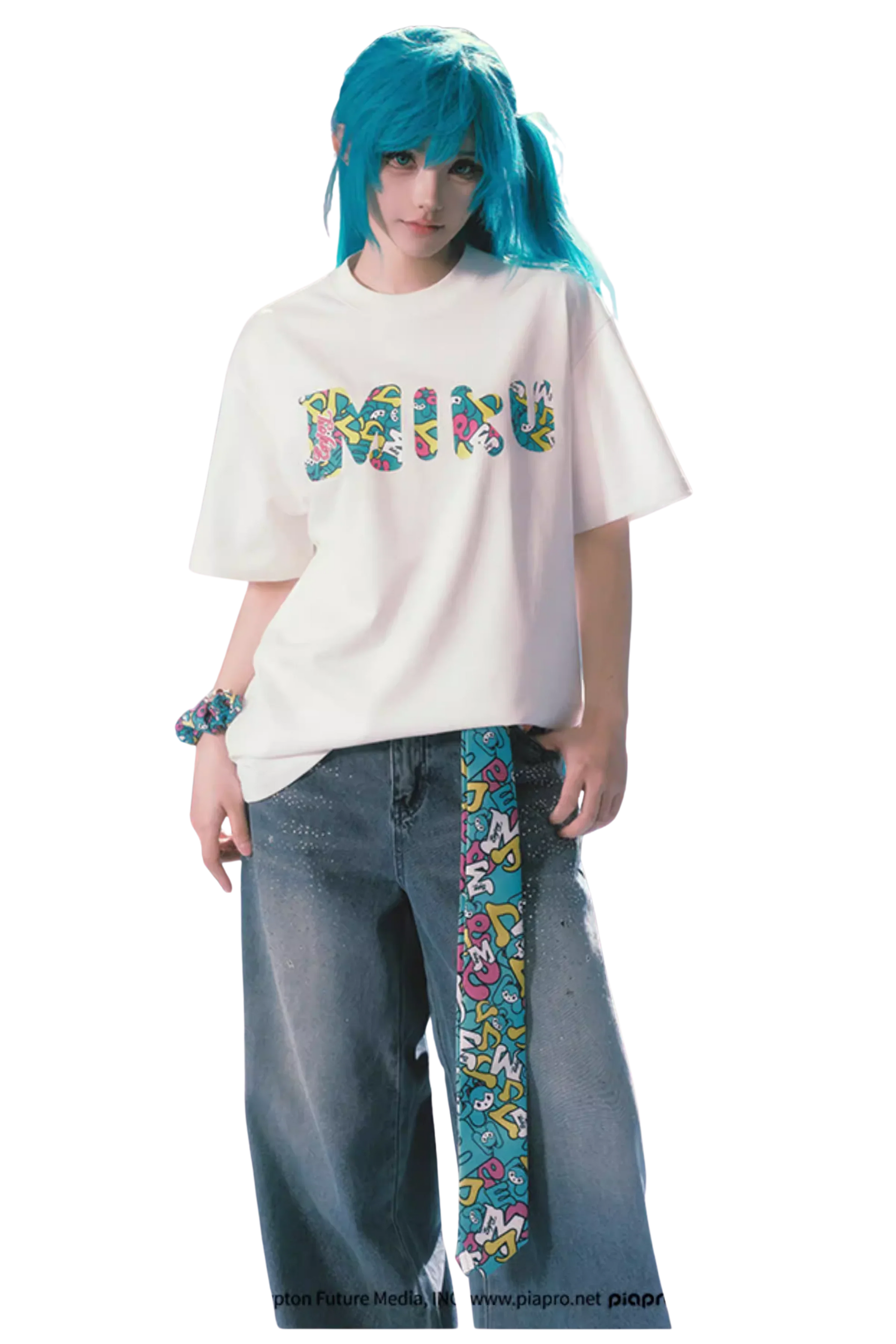 MEDM x Hatsune Miku Font Tee