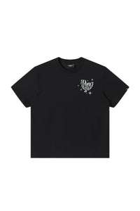 Dangerouspeople DSP Glitter Letter Print Sorona Cool‑Touch Unisex T‑Shirt