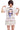 MEDM YUY Yu Contrast Trim Neck Cuff Women Cute Crew Neck T-Shirt