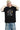 Dangerouspeople｜Graffiti Font Print Loose Oversized Cotton T‑Shirt