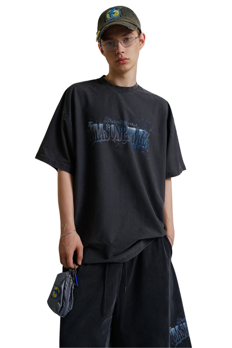 MASONPRINCE Ice Touch Cooling Beaded Short Sleeve Tee Two Styles