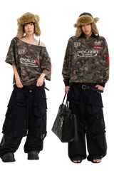 Masonprince  Camouflage Inclusive Knitted Top