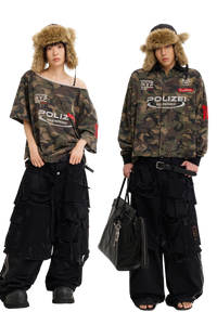 Masonprince  Camouflage Inclusive Knitted Top
