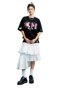 MEDM x NEWMASUS Big Head Image Tee