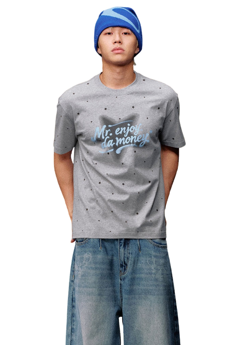 MEDM Star Polka Dot Hand Lettering Tee