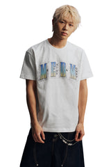 MEDM Gradient Rhinestone Glitter Couple Tee
